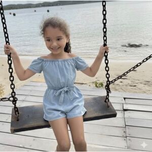 GAP denim Girls jumpsuit dress size 8